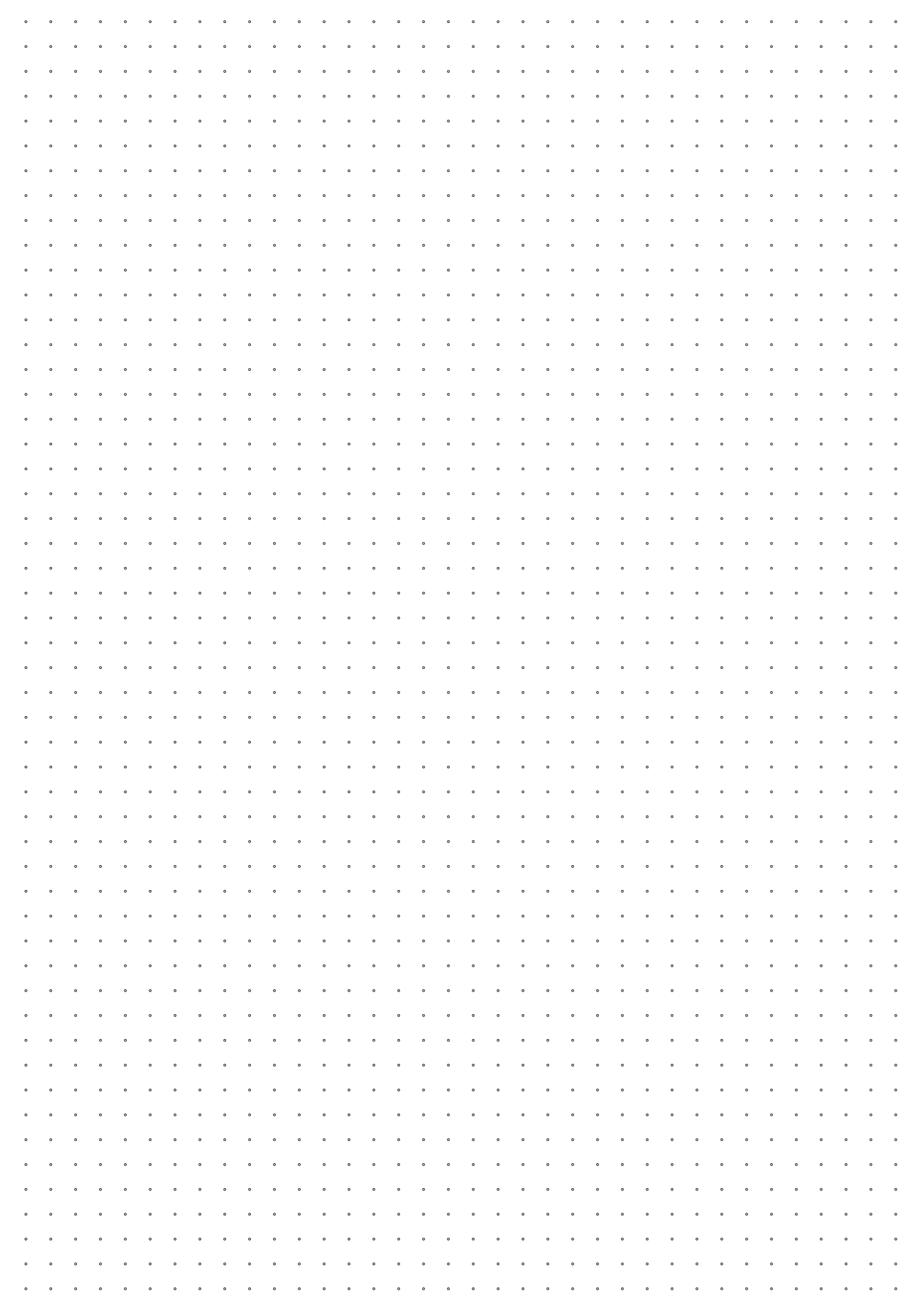 A4 Dot Grid - A4 (2480×3508) free template